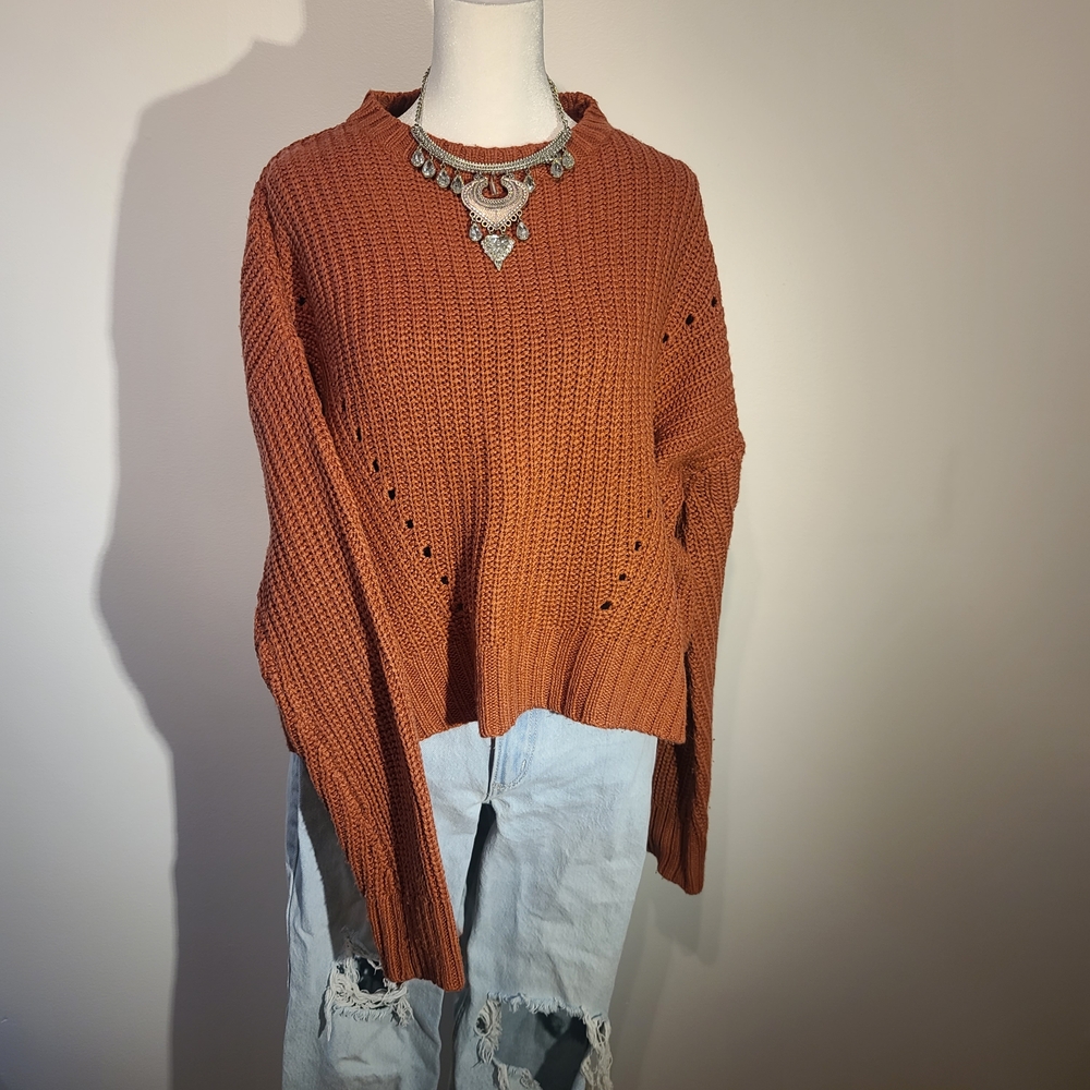 Streetwear Society Rust Knit Sweater